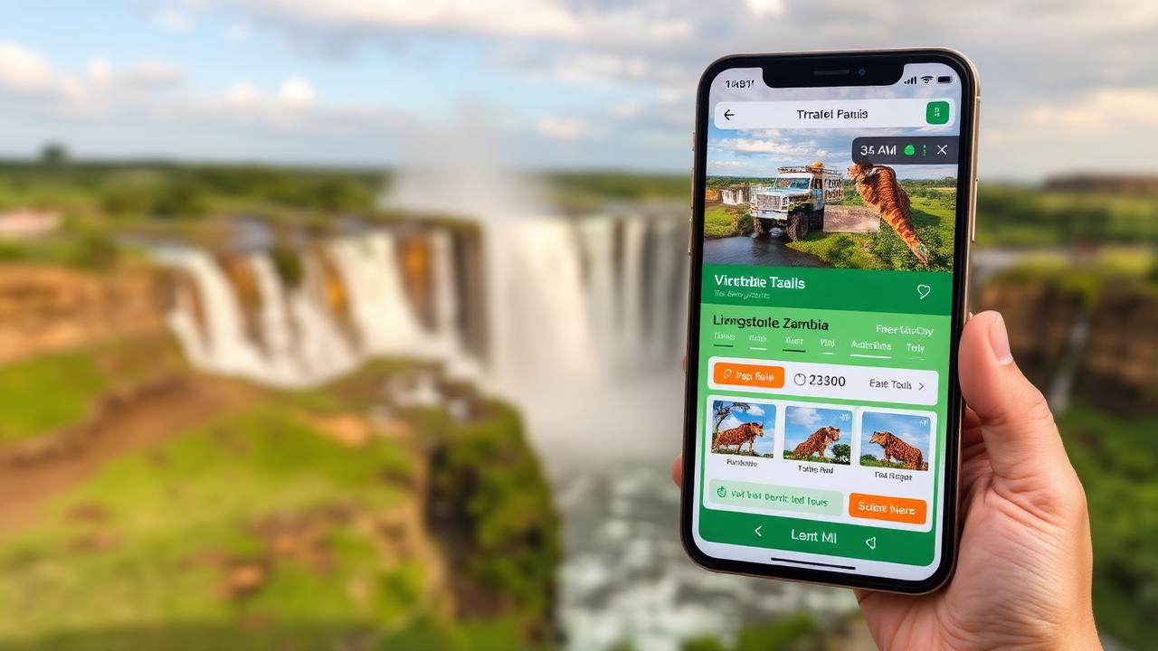 Livingstone Tours — Booking app for safari and Victoria Falls operators.